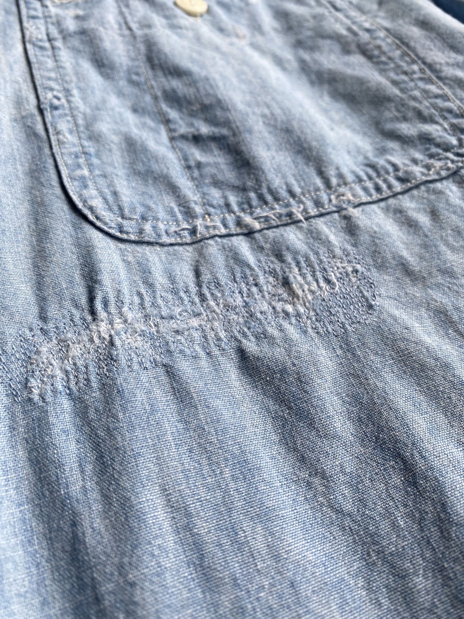 Kapital Worn-In Chambray Shirt Size US M / EU 48-50 / 2 - 11 Thumbnail