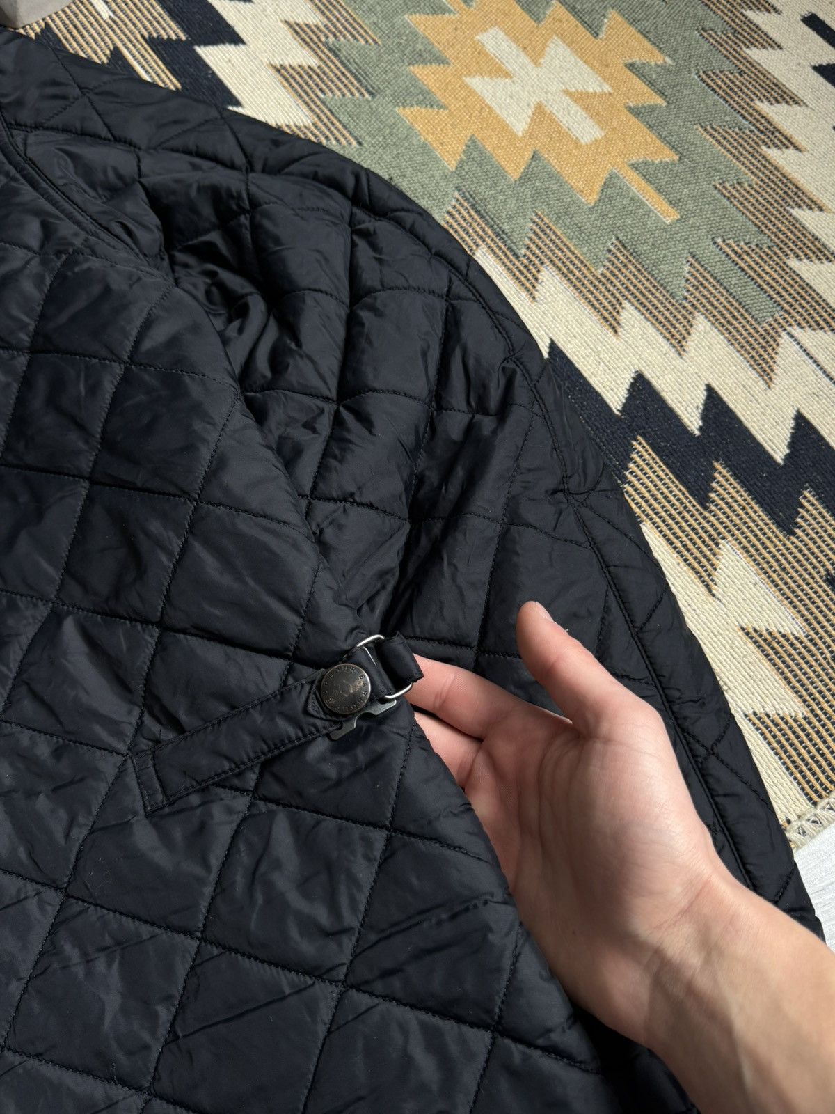 Barbour Vintage Barbour Chelsea Rib Neck Quilted Jacket Size US M / EU 48-50 / 2 - 11 Thumbnail