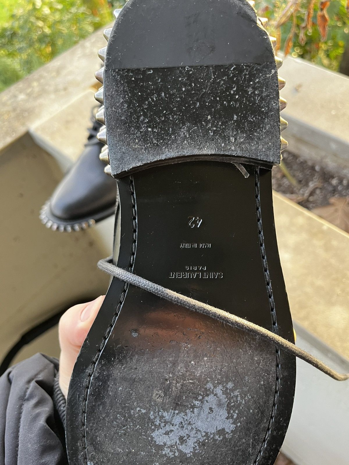 Saint Laurent Paris Saint Laurent Hedi Slimane Studded Boots Size US 8 / EU 41 - 7 Thumbnail