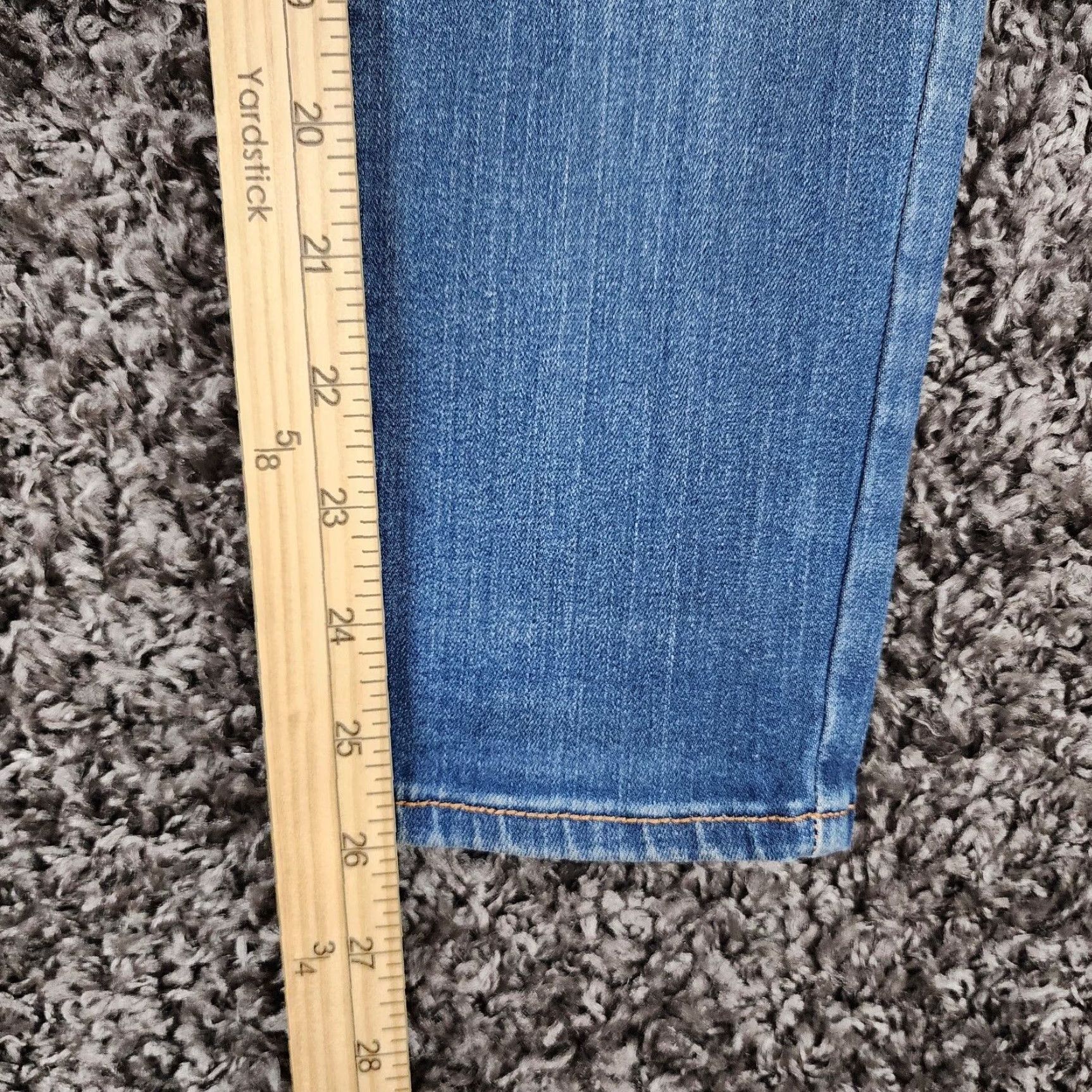 American Eagle Outfitters VINTAGE American Eagle Womens Jeans Ankle Size 00 Blue Super Stretch Jeggings Size 24" / US 00 / IT 34 - 4 Thumbnail