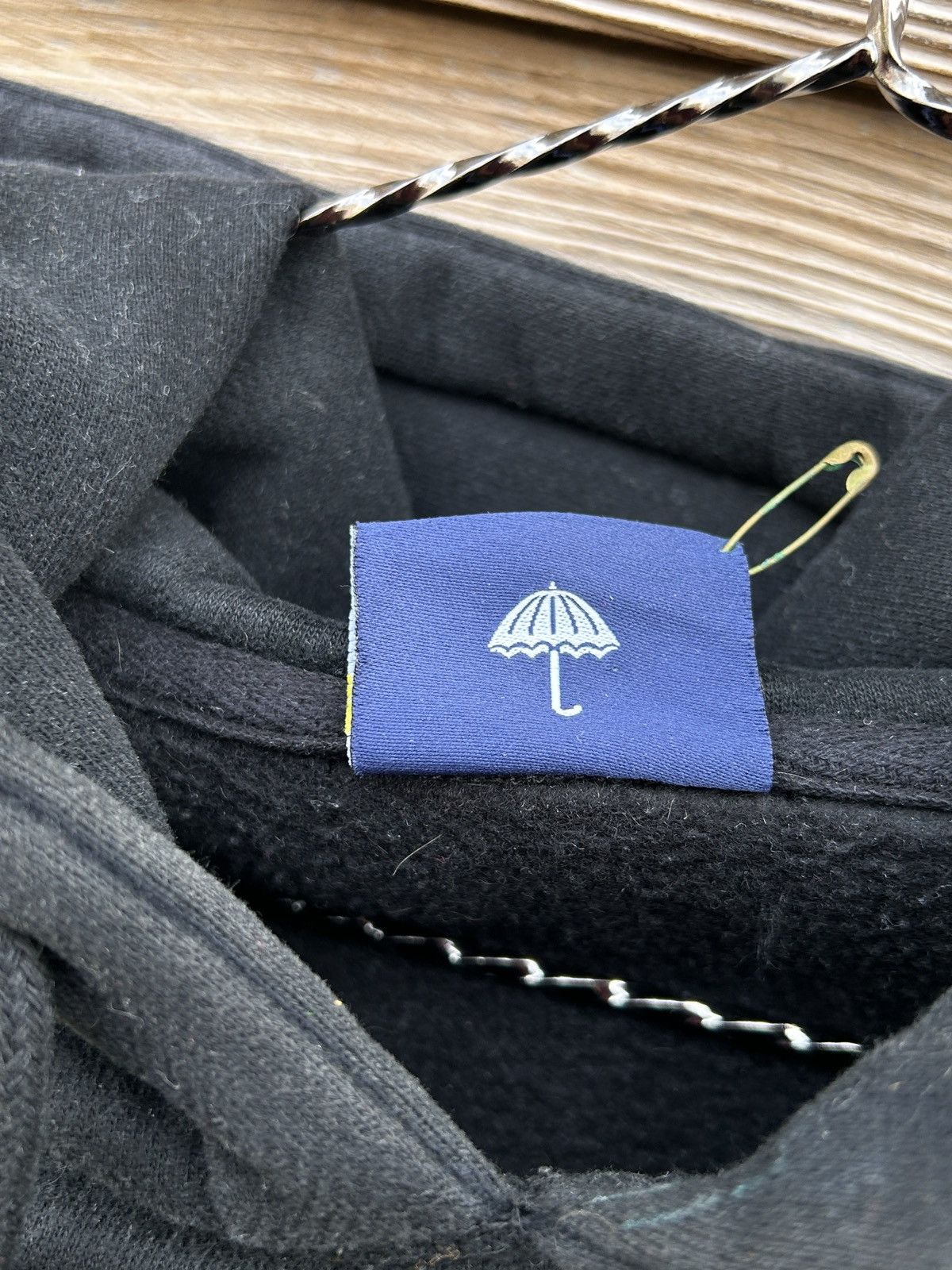 Helas Helas Umbrella Linerz Hoodie In Black Size US S / EU 44-46 / 1 - 9 Thumbnail