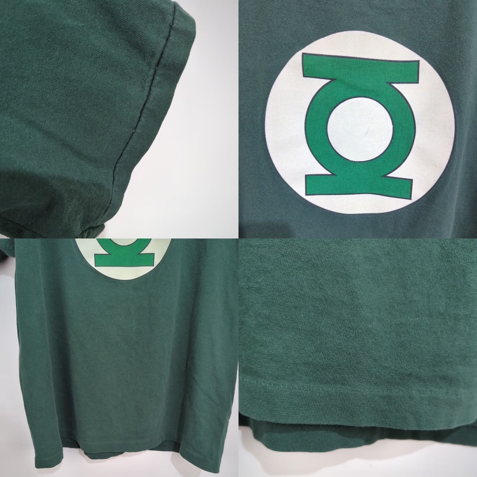 Changes VINTAGE Green Lantern T Shirt Mens Green Logo 90s Glow In Dark DC Comics Large Size US L / EU 52-54 / 3 - 7 Thumbnail