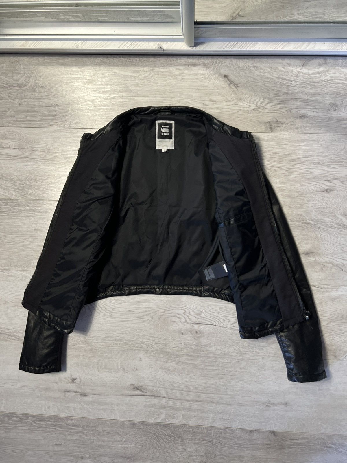 G-Star Vintage G-Star Raw Ocean Quilted Biker Jacket Women’s Size M Size M / US 6-8 / IT 42-44 - 14 Thumbnail