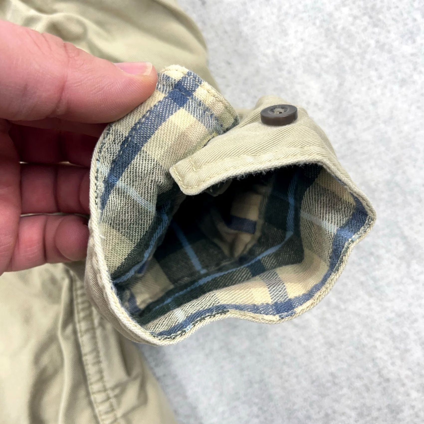 Vintage LL Bean Shacket Men L Brown Twill Lined Shirt Jacket Work Camp Shirt Jacket Vintage? No Size US L / EU 52-54 / 3 - 3 Thumbnail