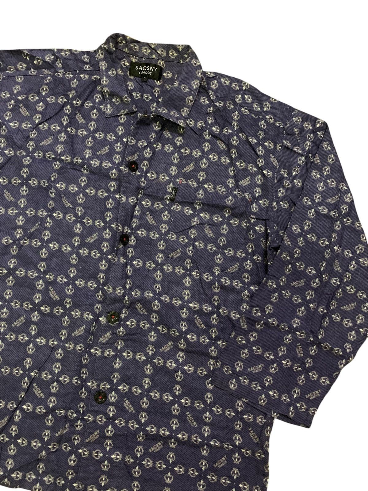 Yohji Yamamoto 💥Vintage Japanese Y’saccs Ovp Button Shirt Size US L / EU 52-54 / 3 - 2 Thumbnail