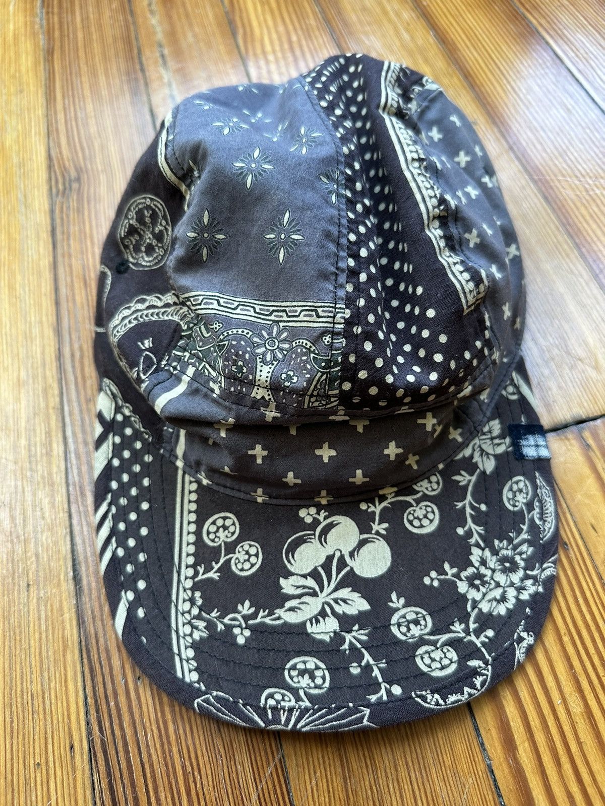 image of Visvim Ict Bandana Camp Cap (Black), Men's