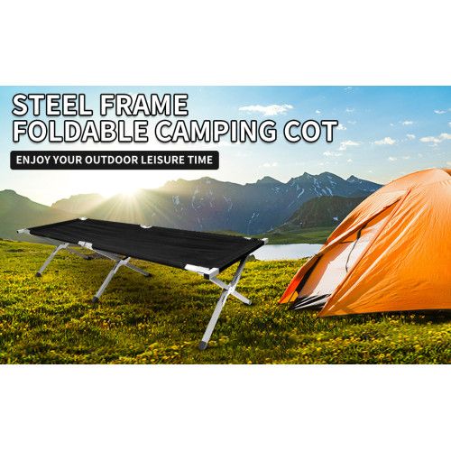 Designer × Homemade YSSOA Folding Camping Cot with Storage Bag for Adults, Porta Size US L / EU 52-54 / 3 - 2 Thumbnail