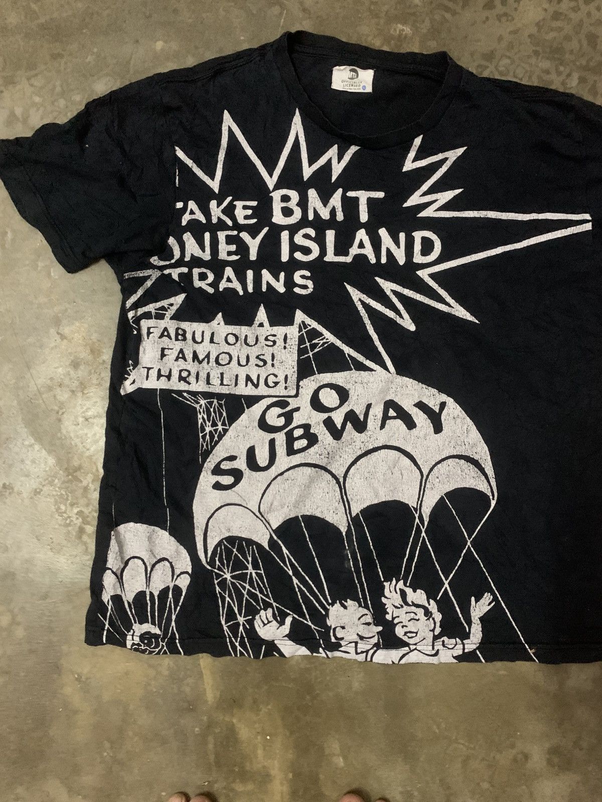 Only NY Nice Printed MTA Offiacial Licensed Tee Size US XXL / EU 58 / 5 - 3 Thumbnail