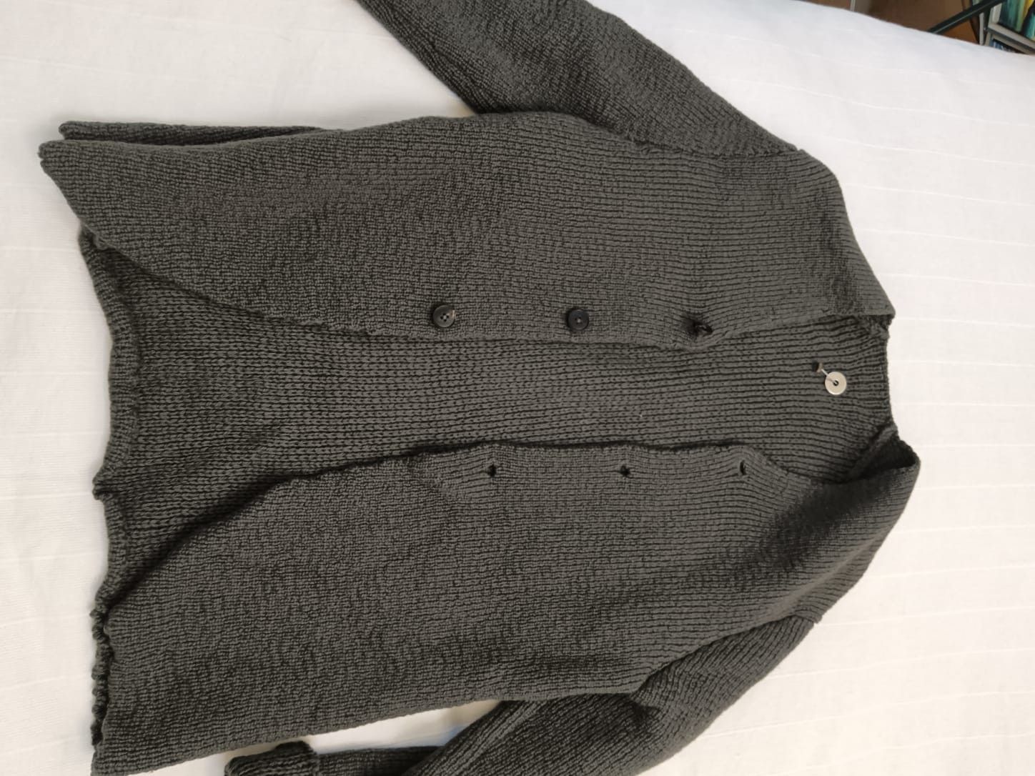 Label Under Construction heavyweight wool cardigan