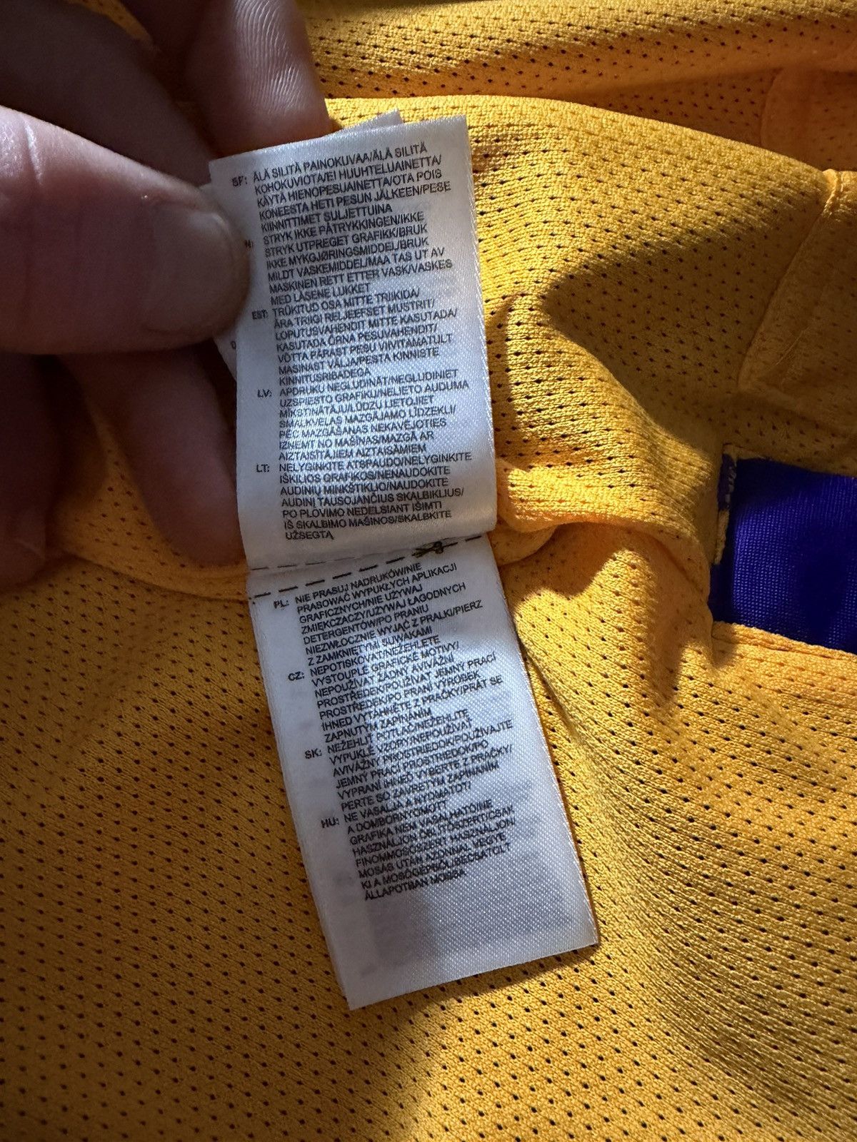 Adidas Lakers Warm Up Jacket Worn Once Size Large Size US L / EU 52-54 / 3 - 7 Thumbnail