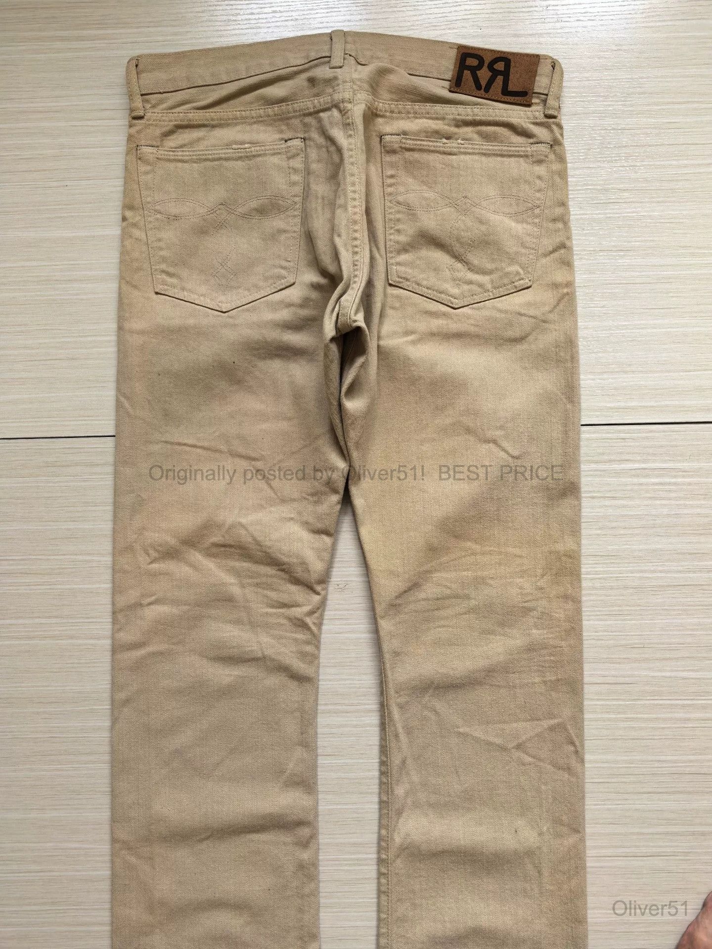 RRL Ralph Lauren RRL Double RL USA Made Slim Bootcut Western BFAJNOP444 ...