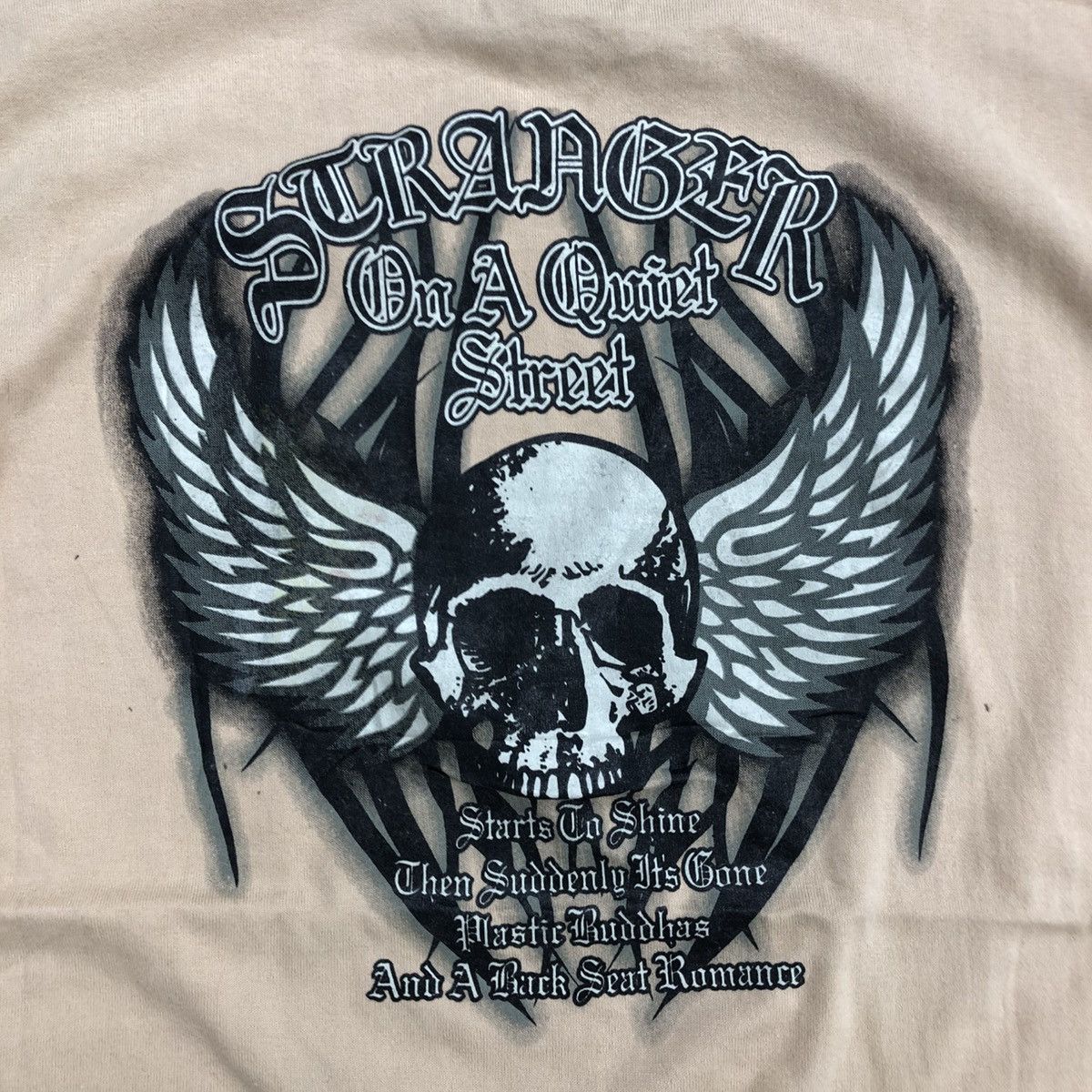 If Six Was Nine × Japanese Brand × Le Grande Bleu (L.G.B.) 🇯🇵 2000s Turkey Bear Stranger Cros Double Layer Punk Goa Tee Size US M / EU 48-50 / 2 - 3 Thumbnail