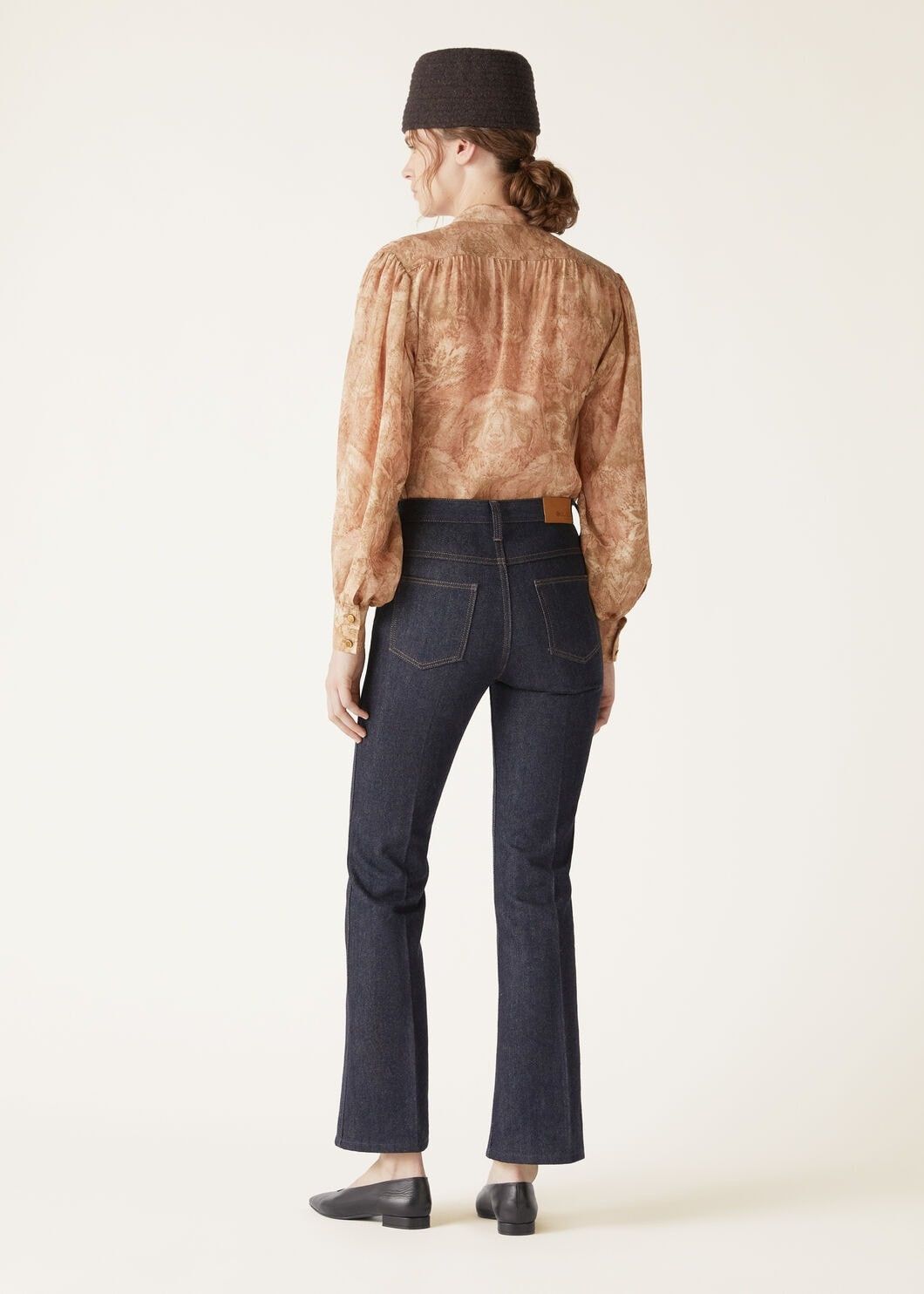Loro Piana o1srvl11e0825 FAO4075 Wool Renee Shirt in Light Brown Size L / US 10 / IT 46 - 5 Thumbnail
