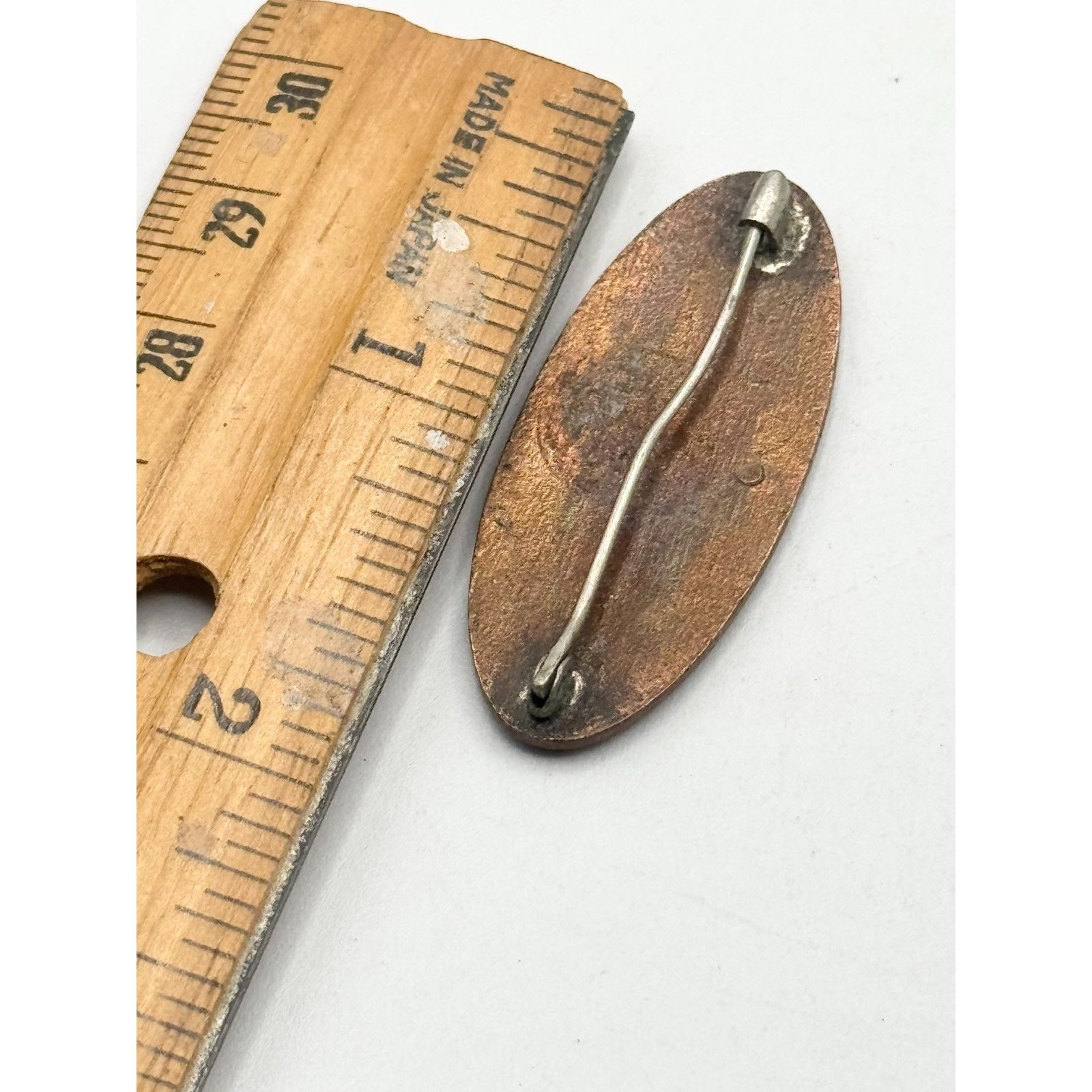 Vintage Estate Guilloche enamel floral flower brooch pin Size ONE SIZE - 4 Thumbnail