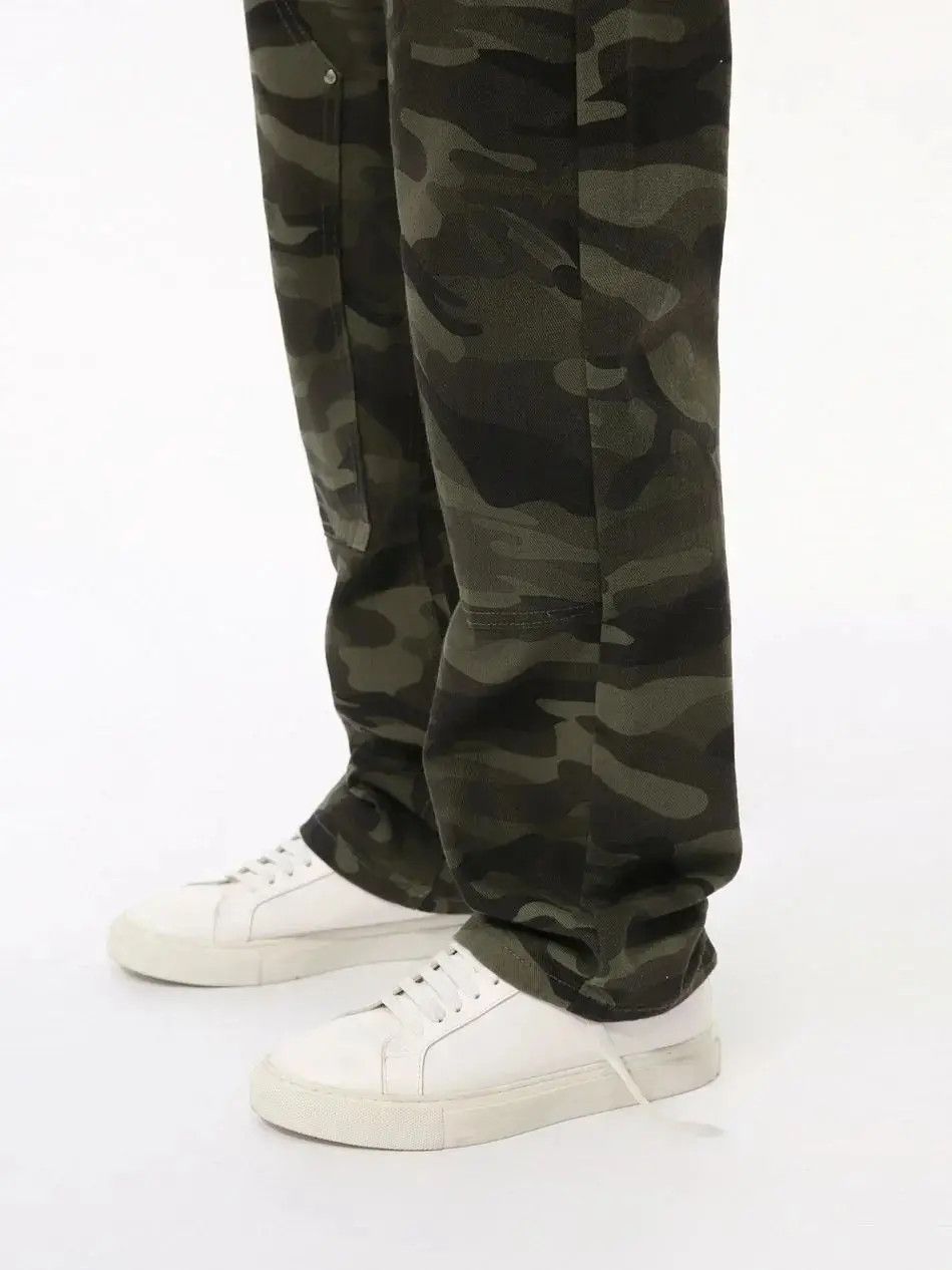 Japanese Brand Retro loose camouflage patchwork jeans Size US 32 / EU 48 - 4 Thumbnail