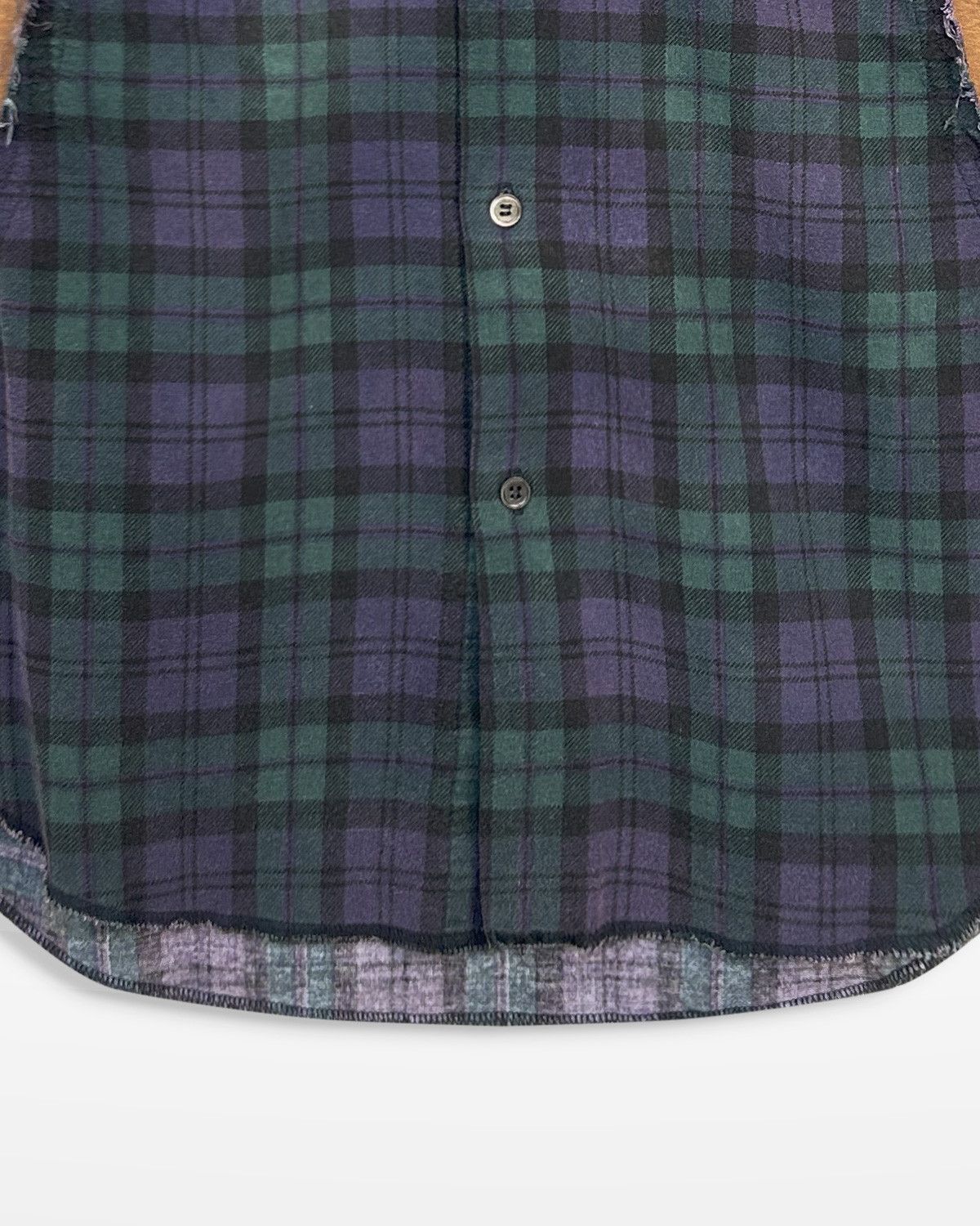 Undercover Undercover, SS05 Raw Cutout Check Shirt Size US M / EU 48-50 / 2 - 5 Thumbnail