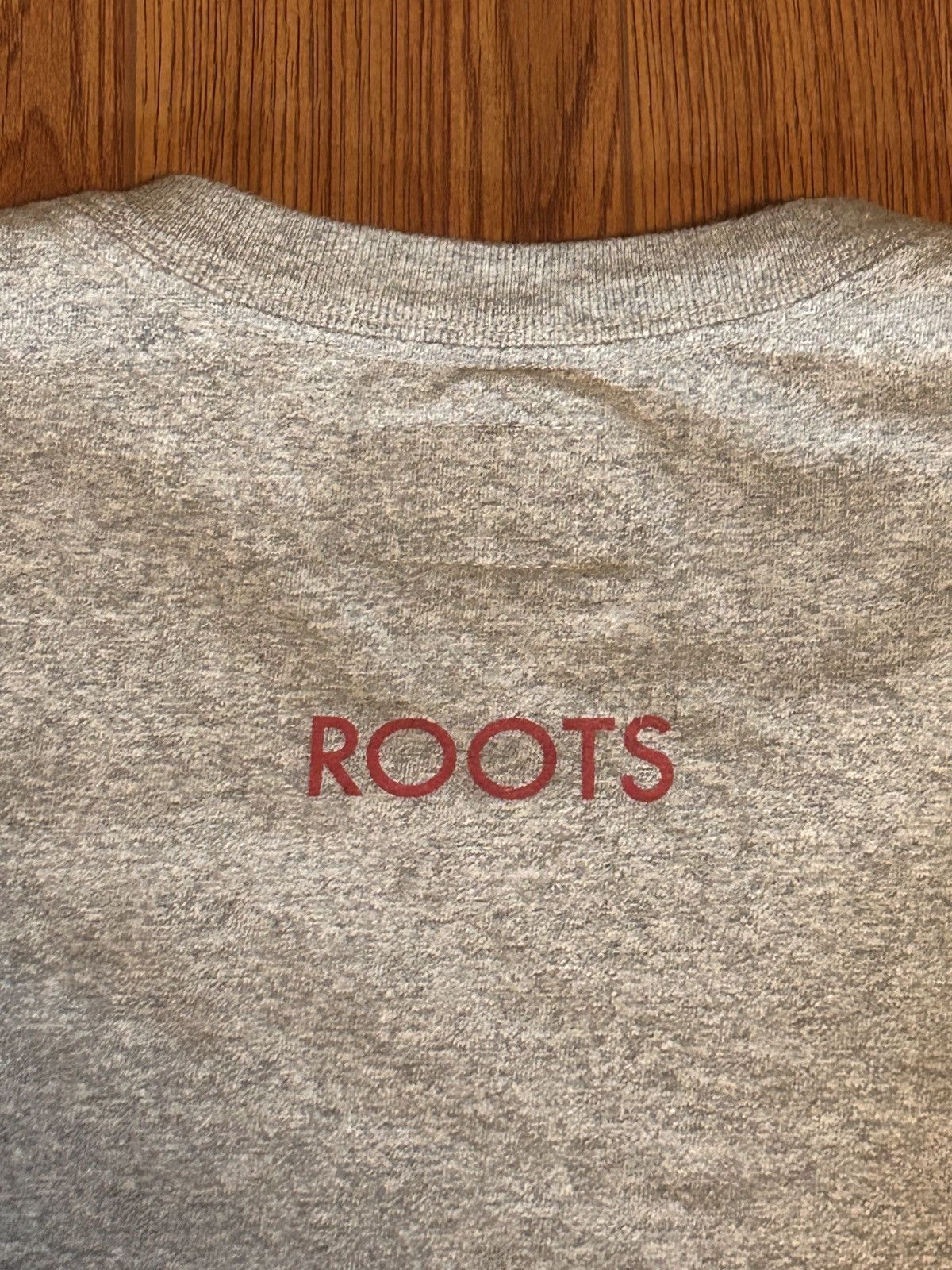 Roots 2004 Roots Athens Winter Olympics Canada Baggy Gray Tee Size US L / EU 52-54 / 3 - 9 Thumbnail