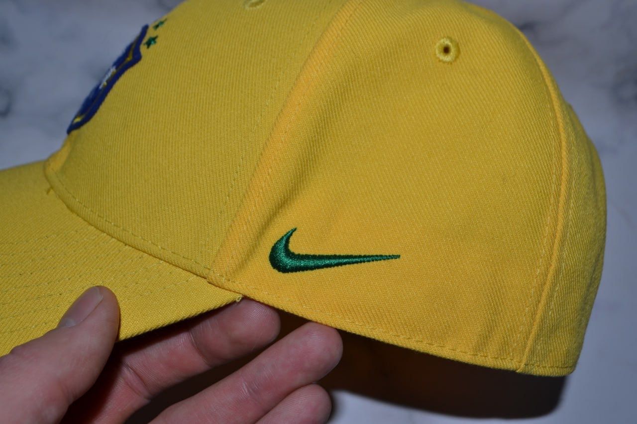 Nike Nike Brasil Soccer Football Legacy Baseball Cap Hat Brazil Size ONE SIZE - 3 Thumbnail