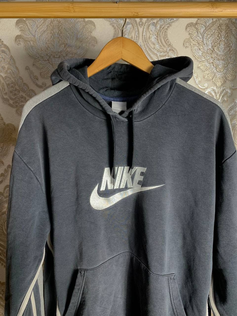 Nike VINTAGE NIKE BIG LOGO SWOOSH RETRO DRILL HOODIE Y2K 90s SK8 Size US XL / EU 56 / 4 - 2 Thumbnail