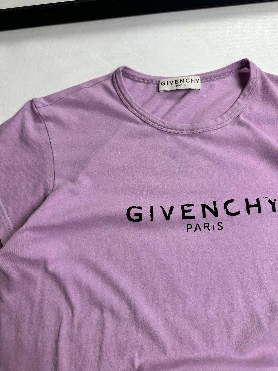 Givenchy Givenchy distress logo Women’s T shirt Purple Size S / US 4 / IT 40 - 2 Thumbnail