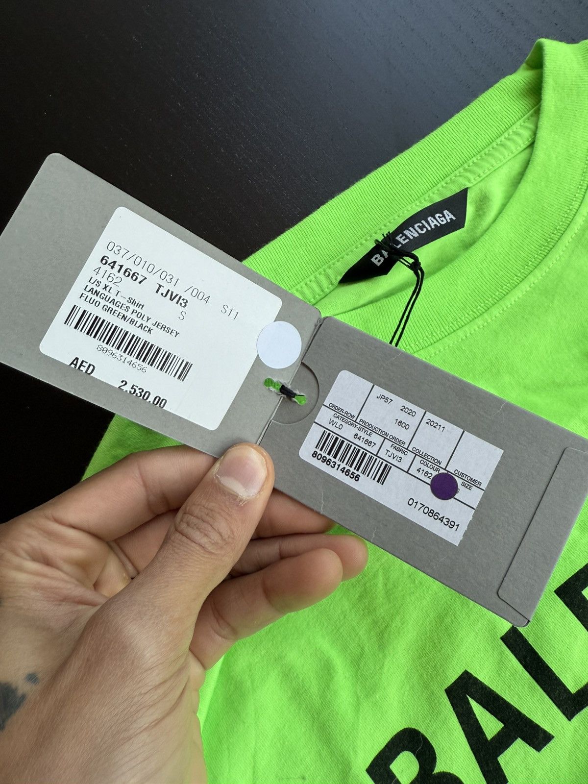 Balenciaga Balenciaga Language Long Sleeve Size US S / EU 44-46 / 1 - 4 Thumbnail