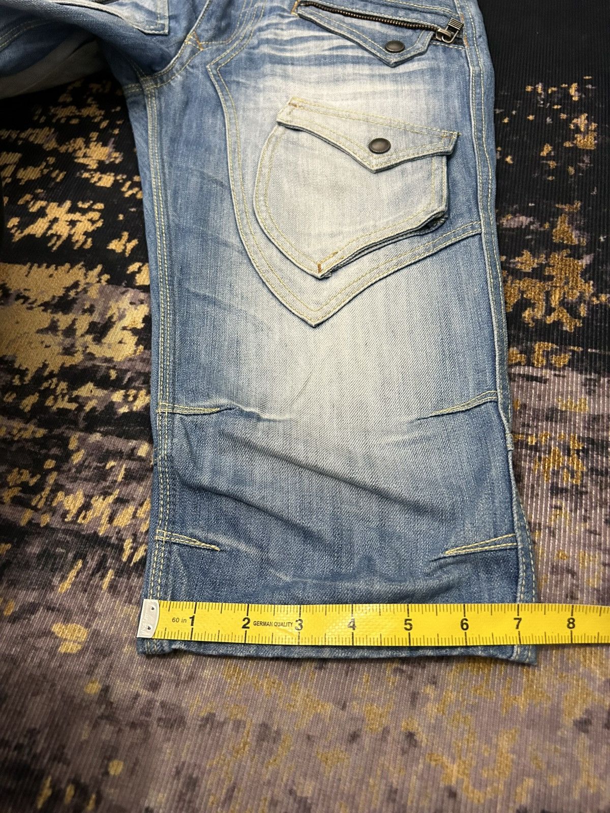 Japanese Brand Hideaways Nicole Multipocket Short Jeans Size US 31 - 17 Thumbnail