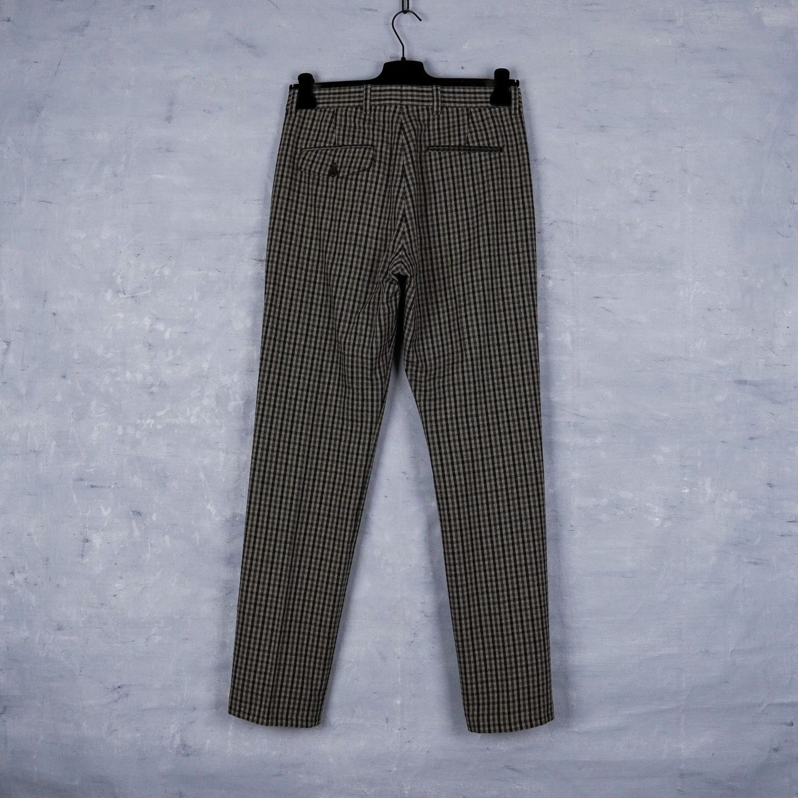 Acne Studios Acne studios brown gray wool check tailored trousers pants Size US 30 / EU 46 - 3 Thumbnail