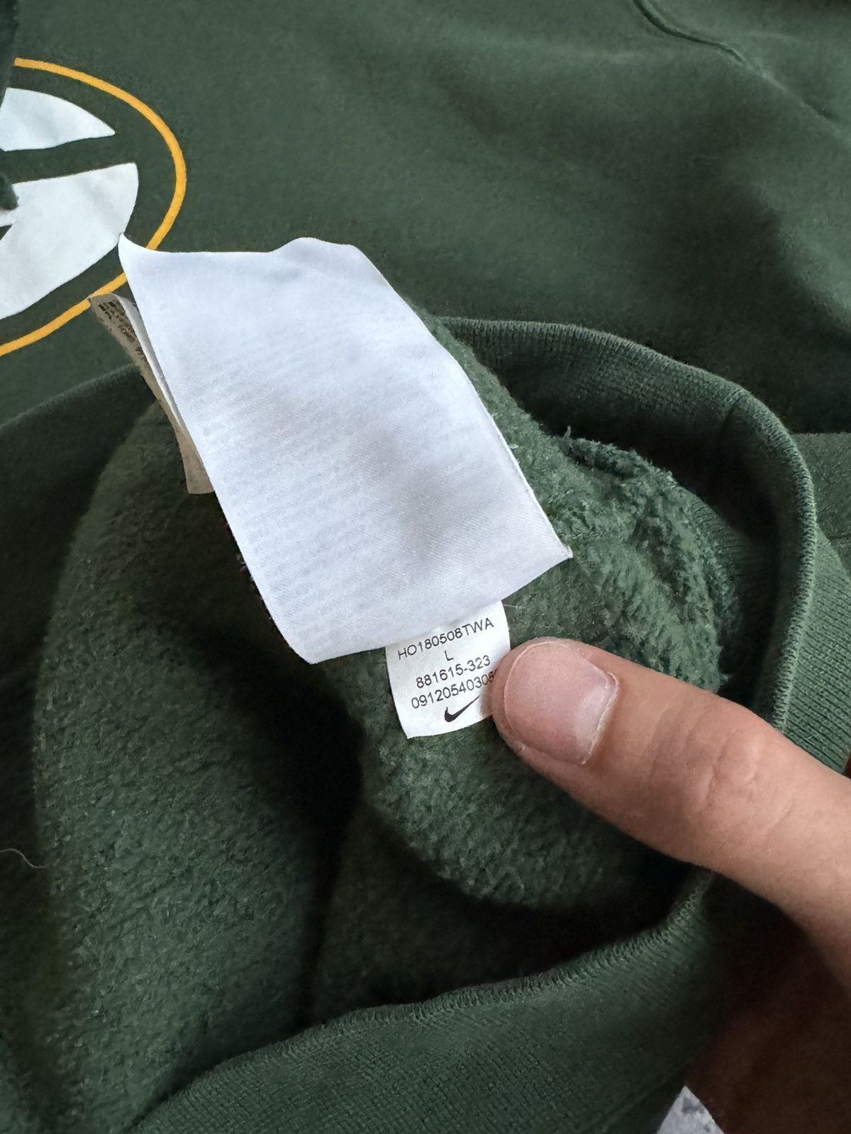Nike Vintage Nike Green Bay Packers NFL Y2K hoodie Size US L / EU 52-54 / 3 - 10 Thumbnail