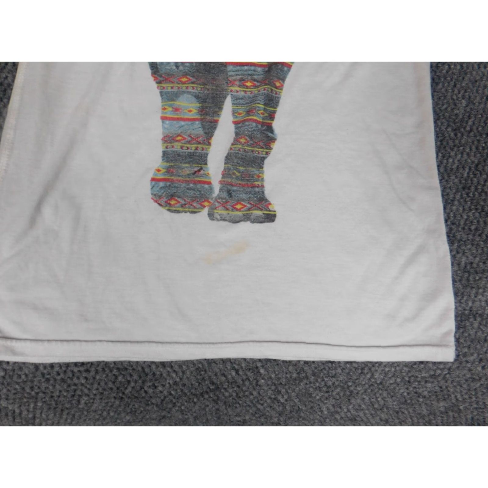 Vintage Russell Mens Shirt Small White elephant stretch graphic Shirt Slim Cotton Spandex Crew Neck Short Sleeve Logo Graphic Classic Mens Size US S / EU 44-46 / 1 - 4 Thumbnail