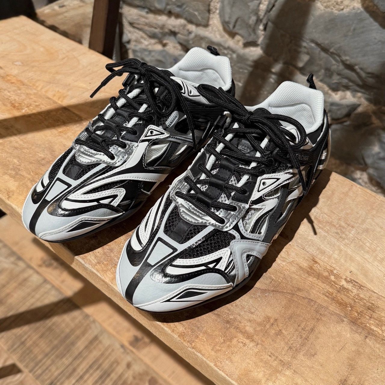 Balenciaga Balenciaga Light Grey Drive Low-top Sneakers Size US 7 / IT 37 - 4 Thumbnail