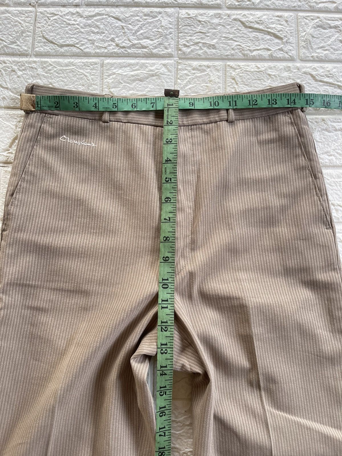 Christian Dior Monsieur Slack Vintage Monsieur Casual Wide Leg Pants Size 30" / US 8 / IT 44 - 15 Thumbnail