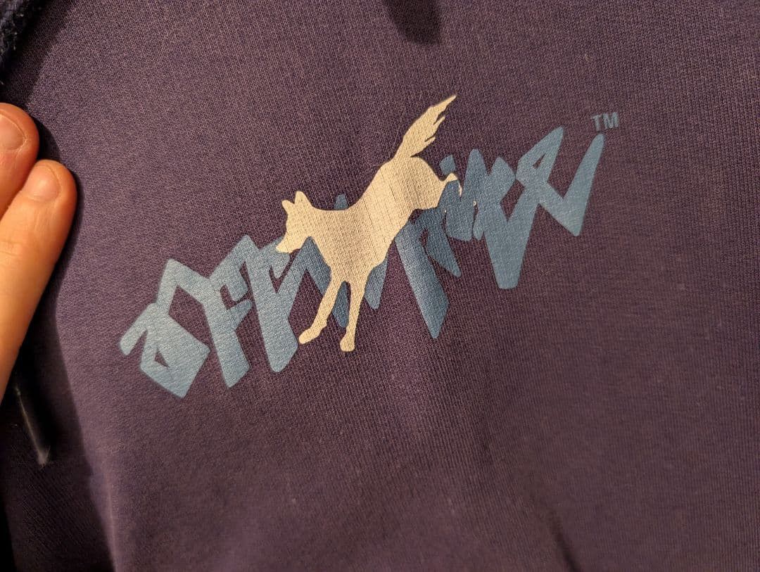 Off-White Off-White FW21 Running Wolves Hoodie Size US L / EU 52-54 / 3 - 7 Thumbnail