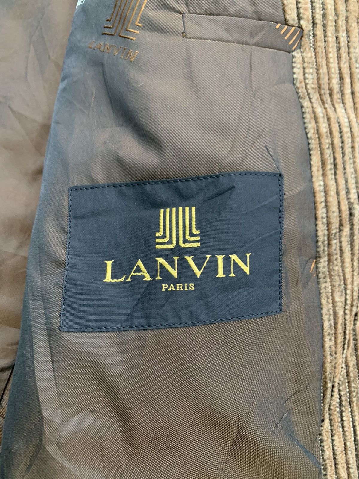 Lanvin Lanvin Paris Curduroi Style Jacket Coat Size US S / EU 44-46 / 1 - 16 Thumbnail