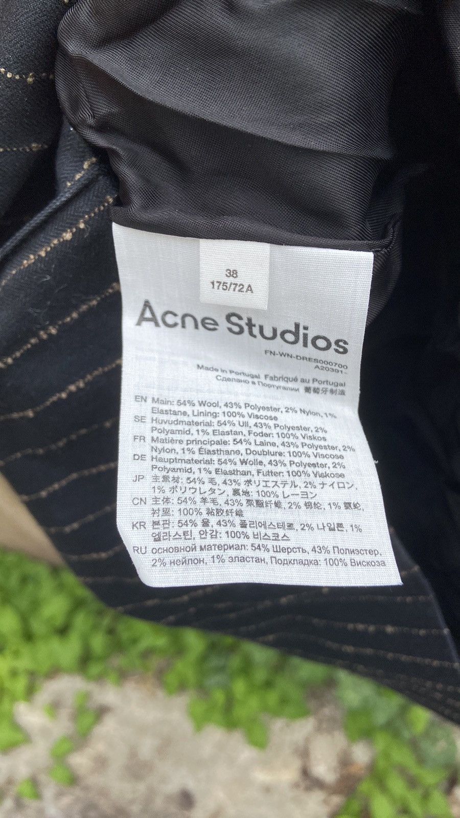 Acne Studios Acne Studios Black Sheath Dress with Mandarin Collar Size XS / US 0-2 / IT 36-38 - 5 Thumbnail