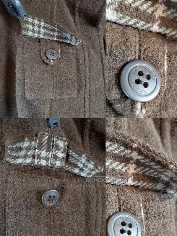 Burberry Burberry Brown Wool Logo Short Cardigan for Women. Size S / US 4 / IT 40 - 7 Thumbnail