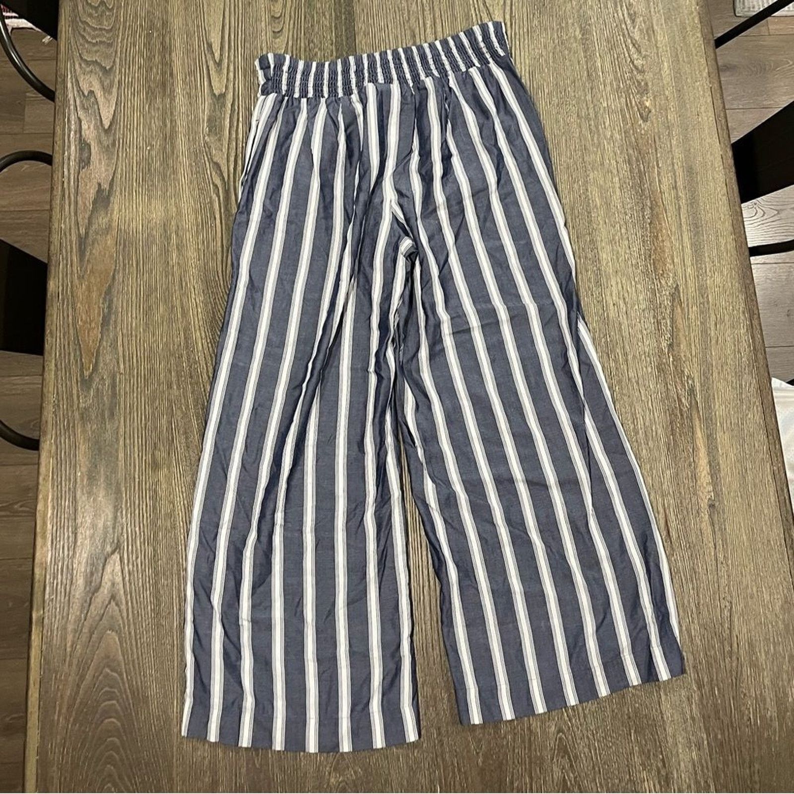 J. Jill NWOT J. Jill Wide Leg Pants Striped High-Rise Tie Front S Size 27" / US 4 / IT 40 - 11 Thumbnail
