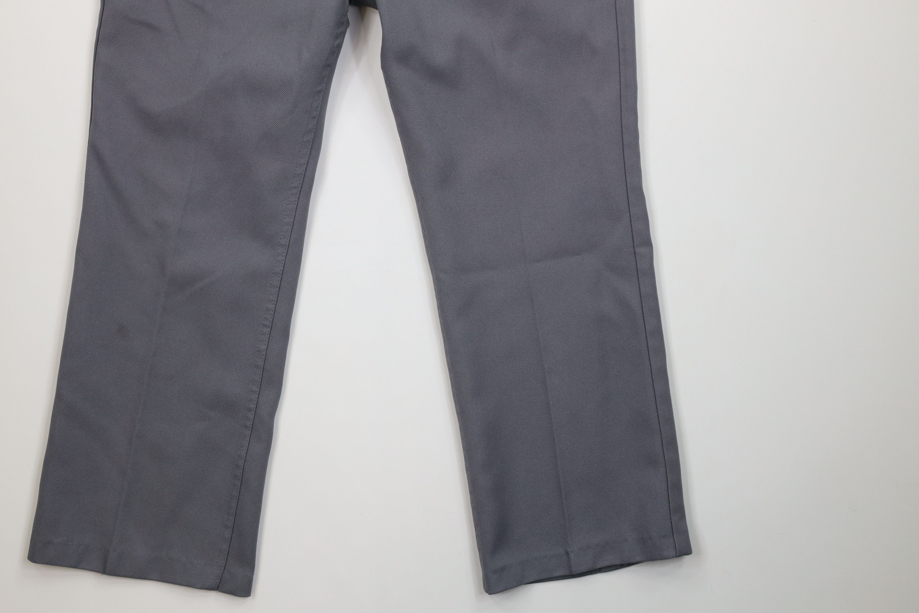 Levi's Vintage 70s Levis Flared Wide Leg Chino Pants Gray USA Size US 36 / EU 52 - 4 Thumbnail