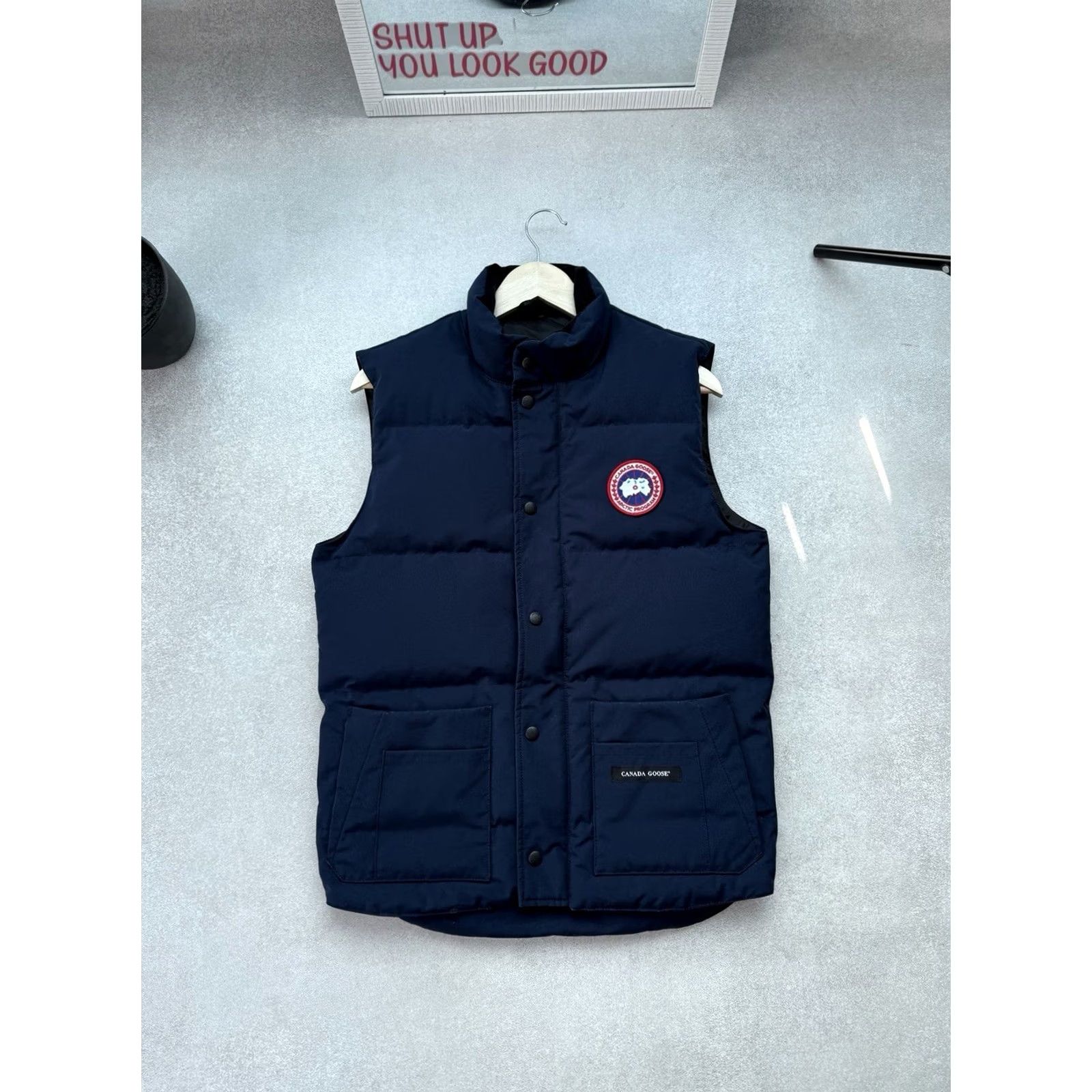 Canada Goose Canada Goose Vest Gilet Outdoor Down Freestyle Blue Men’s S Smoothshell Zip Embroidered Logo Size US S / EU 44-46 / 1 - 2 Thumbnail
