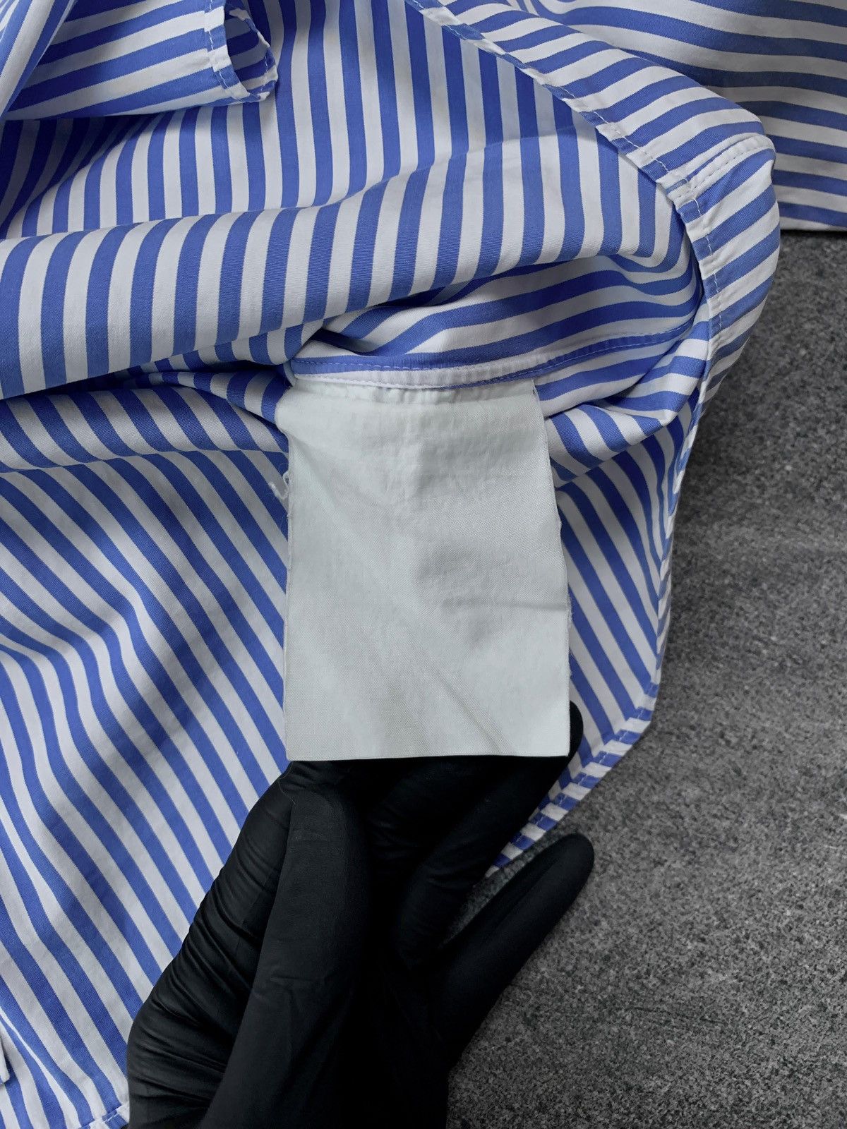 Comme des Garcons SHIRT FREE IMPORT TAX Striped Ls Shirt Size US S / EU 44-46 / 1 - 9 Thumbnail