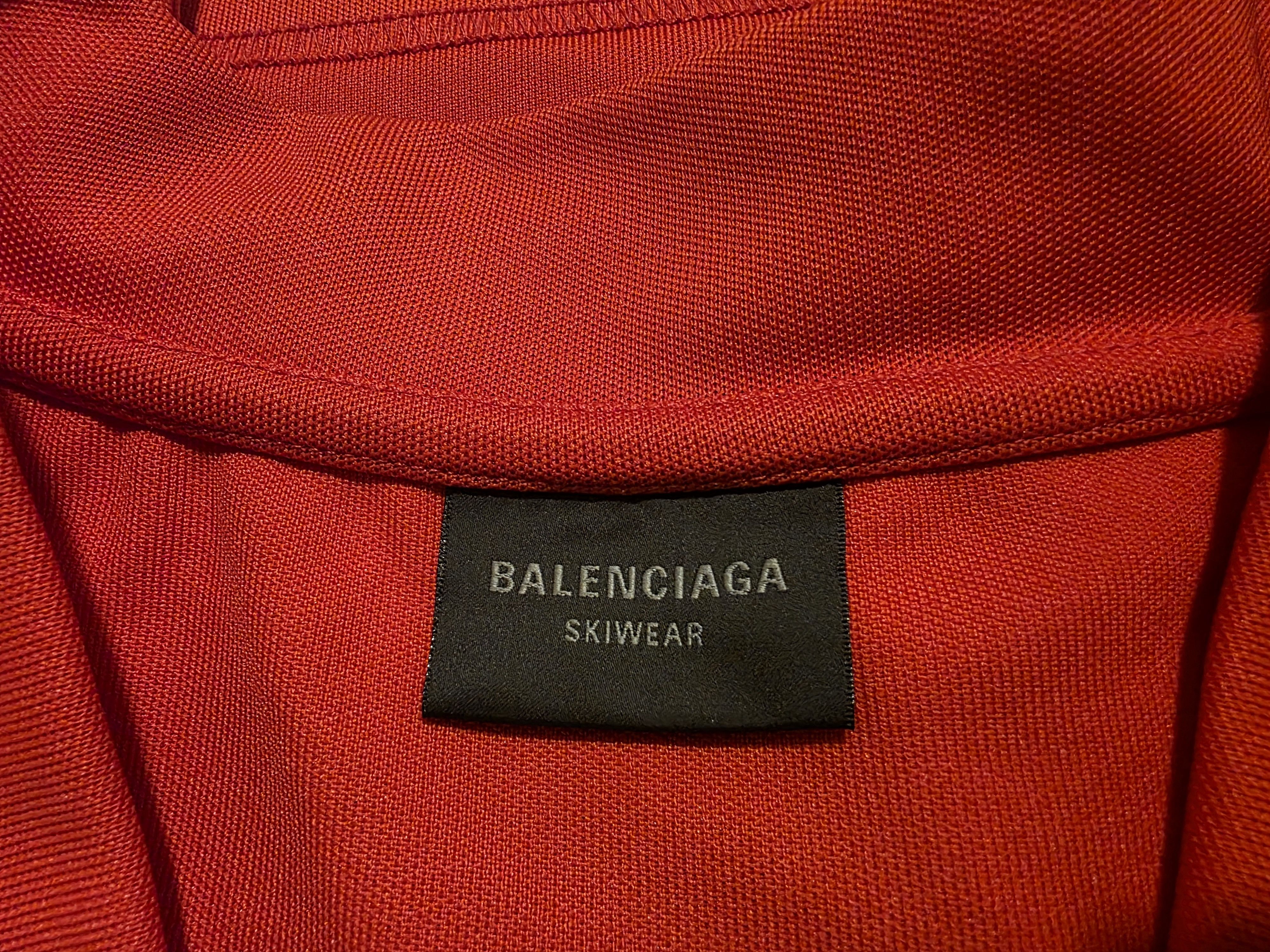 Balenciaga Skiwear Sport Icon Shiny Jersey Ski T-Shirt l Size US L / EU 52-54 / 3 - 6 Thumbnail