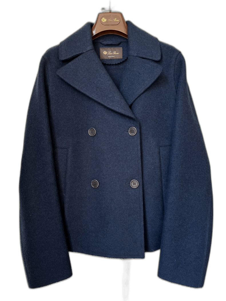 Other Loro Piana Navy Cashmere Coat- Size US M / EU 48-50 / 2 - 1 Thumbnail