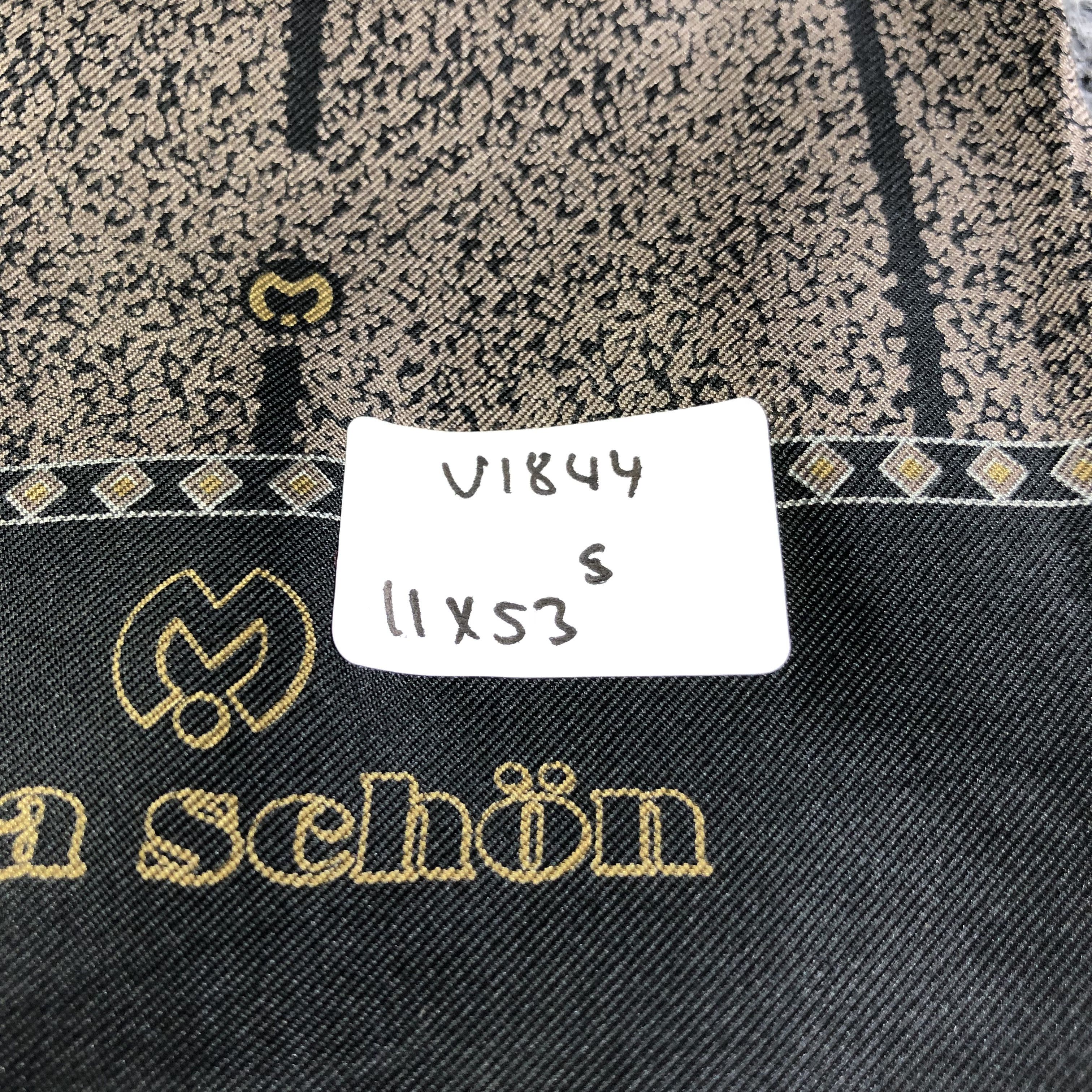 Mila Schon Mila Schon Silk Stole Scarf Muffler V1844 Size ONE SIZE - 6 Thumbnail