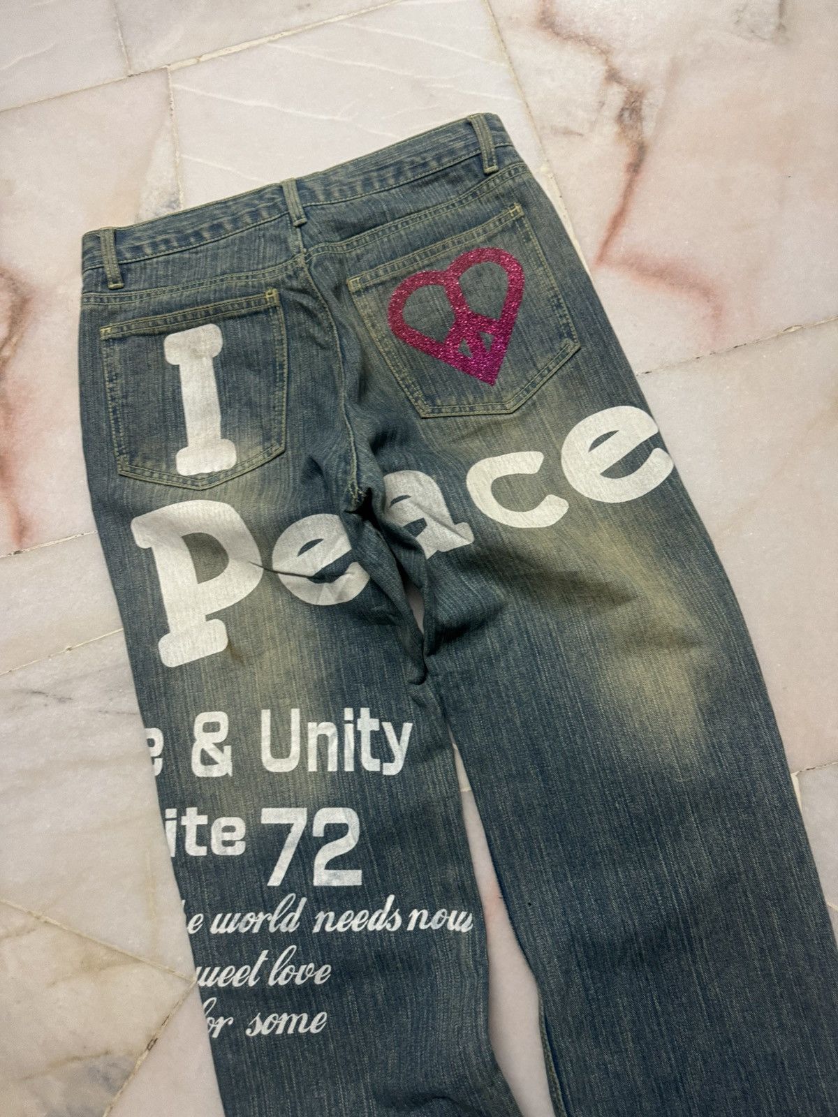 Japanese Brand 90's Jude Bloom Denim Design by Japan Mudwash Distressed Size US 30 / EU 46 - 14 Thumbnail