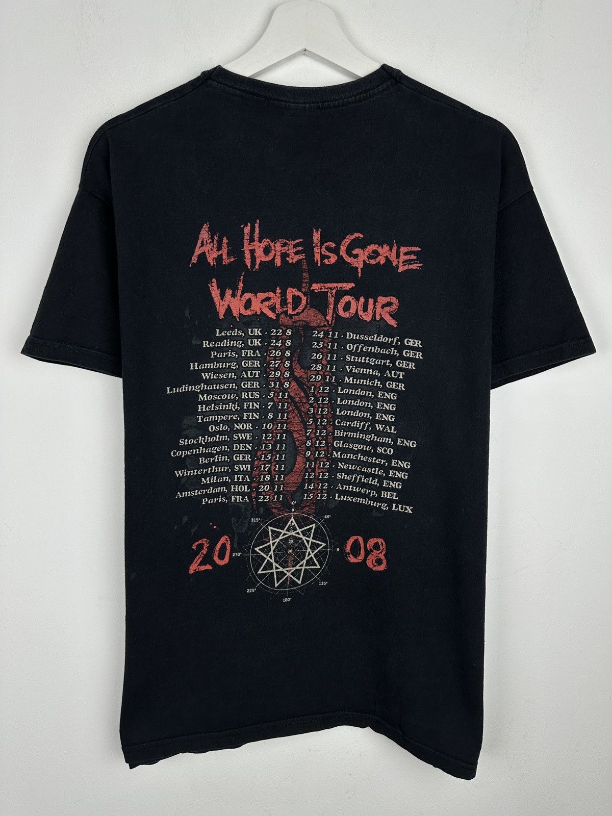 Band Tees Y2K Slipknot All Hope Is Gone Metal Band Graphic T Shirt Tee Size US M / EU 48-50 / 2 - 2 Thumbnail