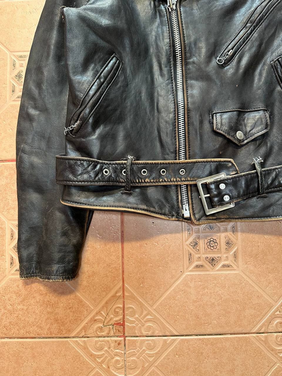 Other Vtg Schott Perfecto Double Collar Leather Jacket Size US S / EU 44-46 / 1 - 6 Thumbnail