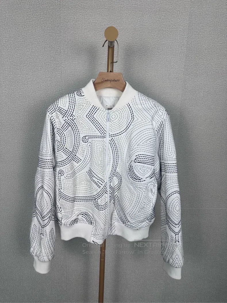 Hermes Hermes White cotton outerwear Size XS / US 0-2 / IT 36-38 - 1 Thumbnail