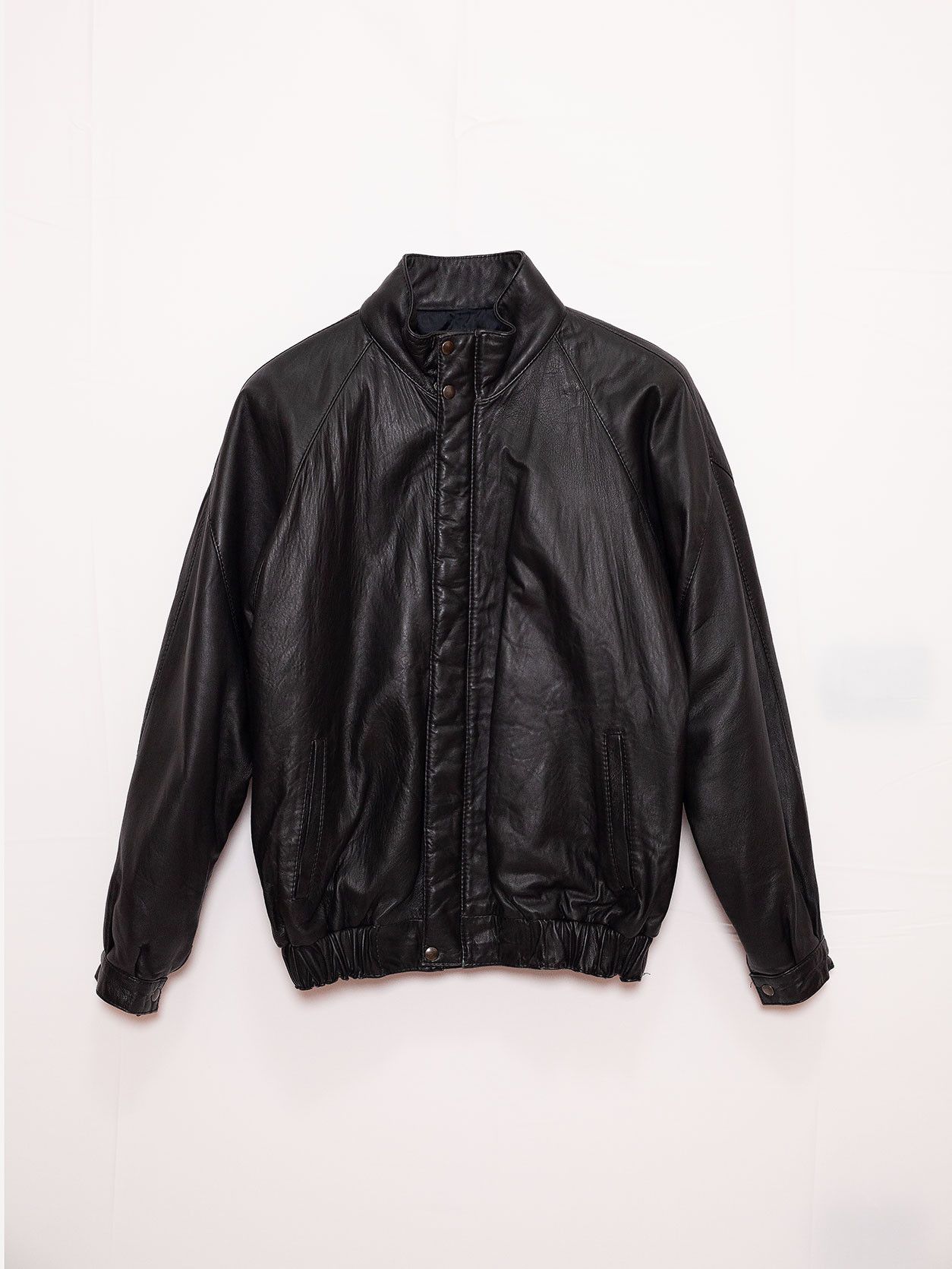 Vintage Vintage leather jacket made in Italy AA02 Size US L / EU 52-54 / 3 - 1 Thumbnail