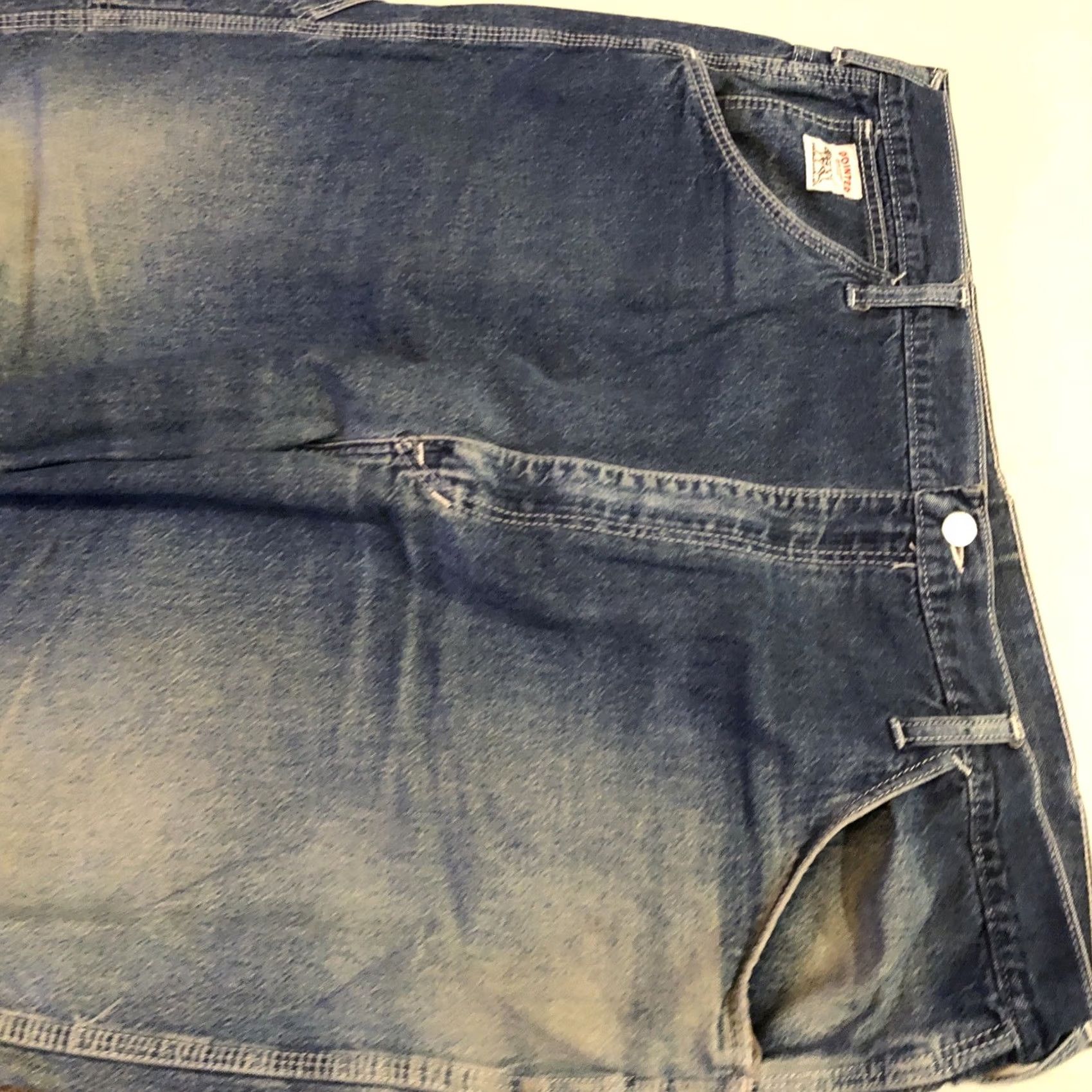 J Brand VINTAGE Pointer Brand Carpenter Jeans 40 X 28.5 Blue Dungaree L.C. King Mfg.USA Made Size US 40 / EU 56 - 7 Thumbnail