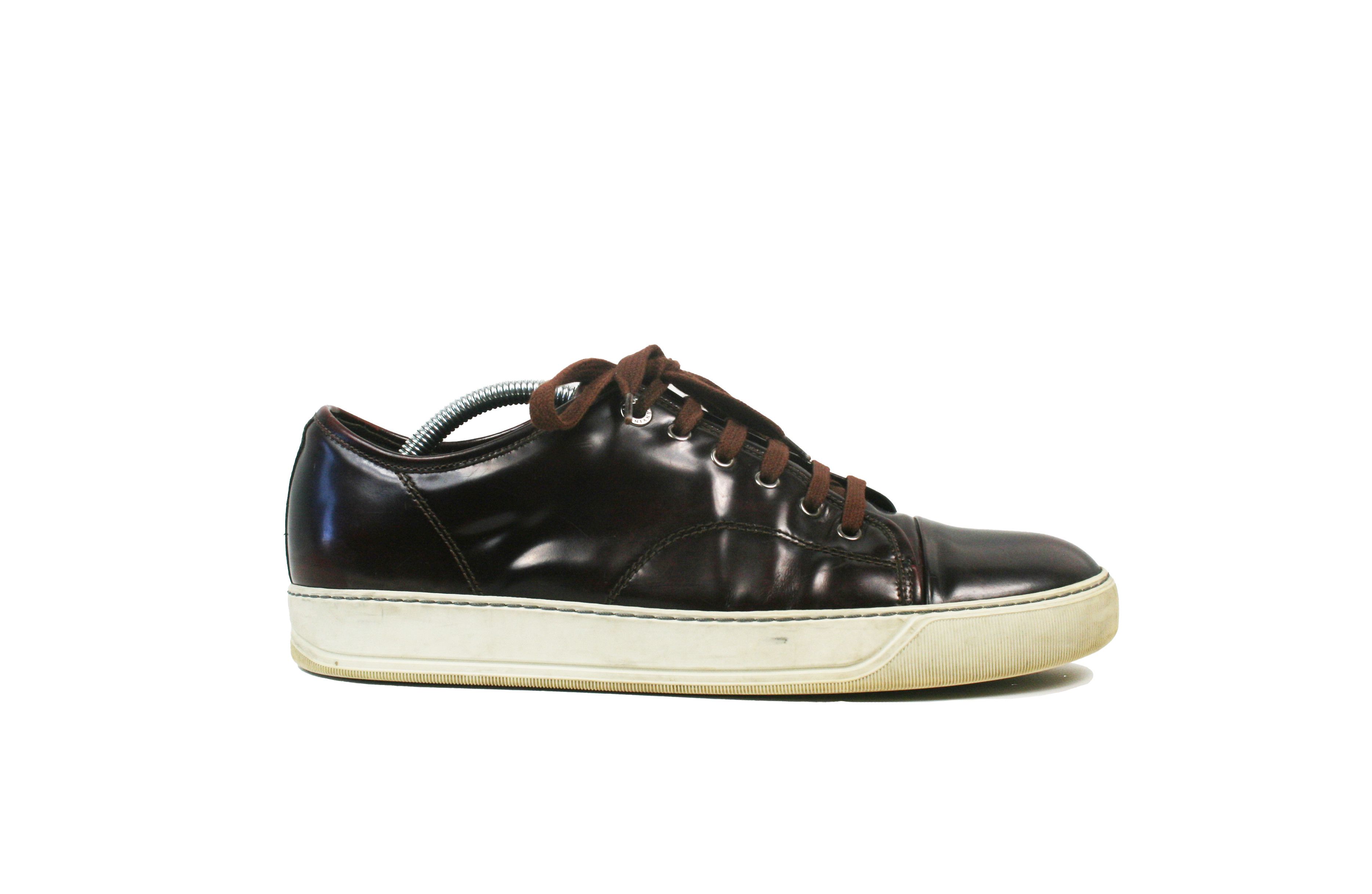 Lanvin DDB1 Patent Leather Low Sneakers 8 Size Size US 8 / EU 41 - 1 Thumbnail