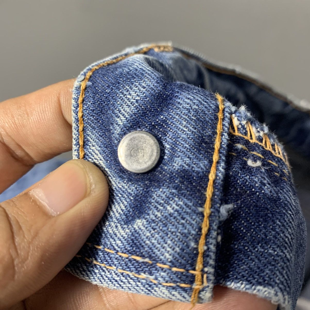 Levi's True Vintage Levis Big E 60s First OG 505 Button 5 Size US 30 / EU 46 - 4 Thumbnail